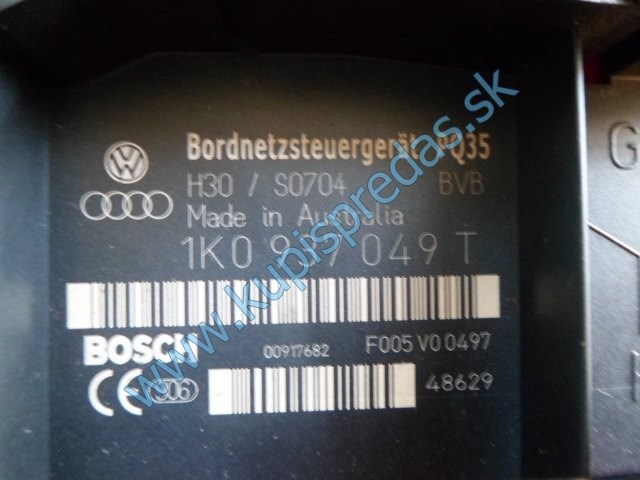 riadiaca jednotka komfortu na vw volkswagen touran, 1K0937049T